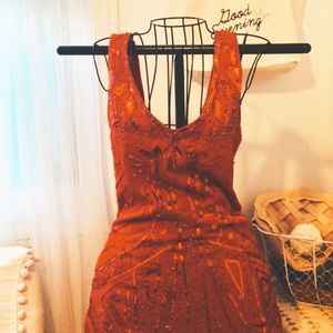 Old Hollywood 1920s flapper New Year’s Eve dress